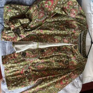 Charter Club Multicolor Floral Jacket